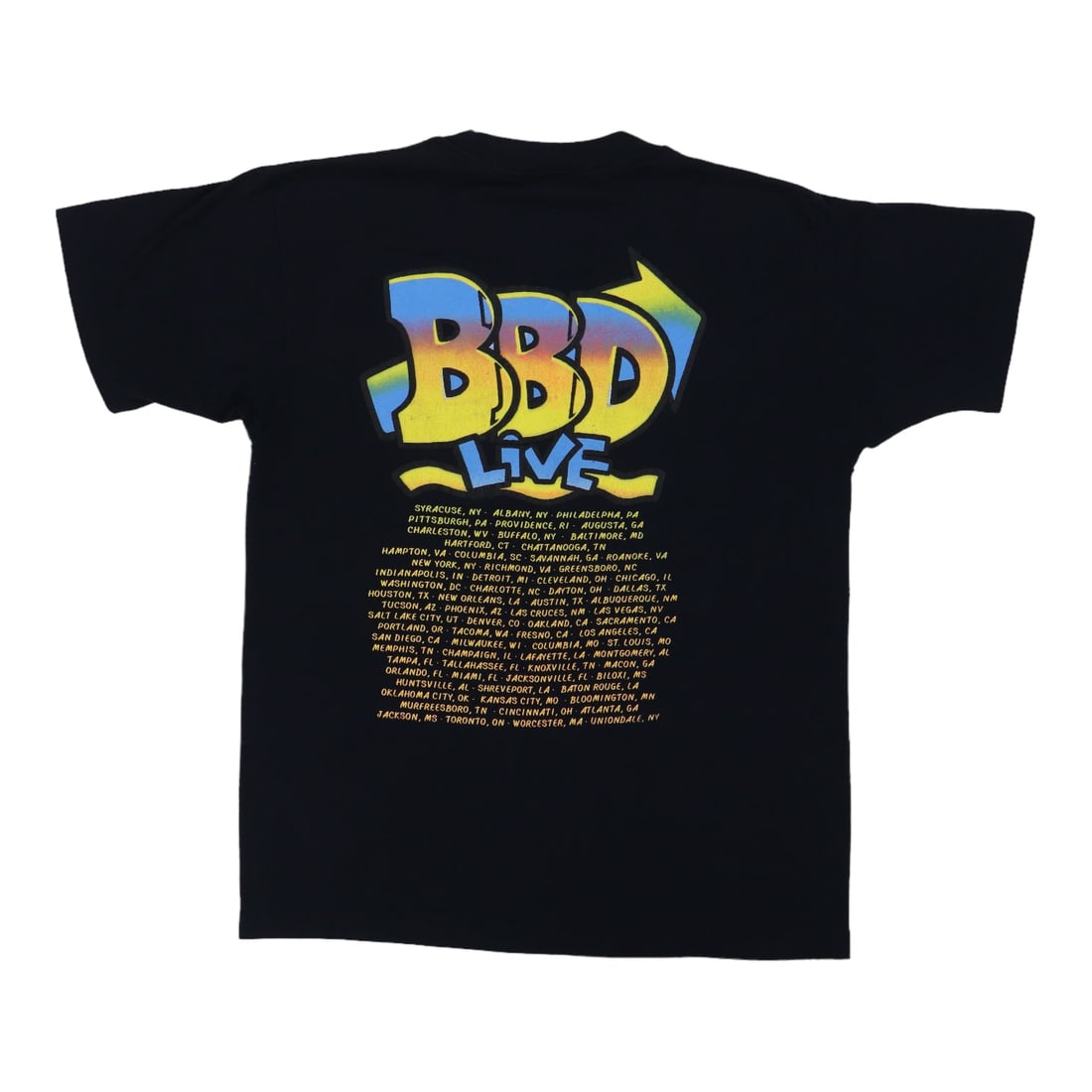 Vintage 1990 Bell Biv Devoe Tour T-Shirt Original Black Graphic Large: Vintage 1990 Bell Biv Devoe Tour T-Shirt Original Black Graphic Large This is an original vintage 1990 Bell Biv Devoe 'Shit Is Mental' Tour Shirt, not a modern reproduction. The shirt features front a