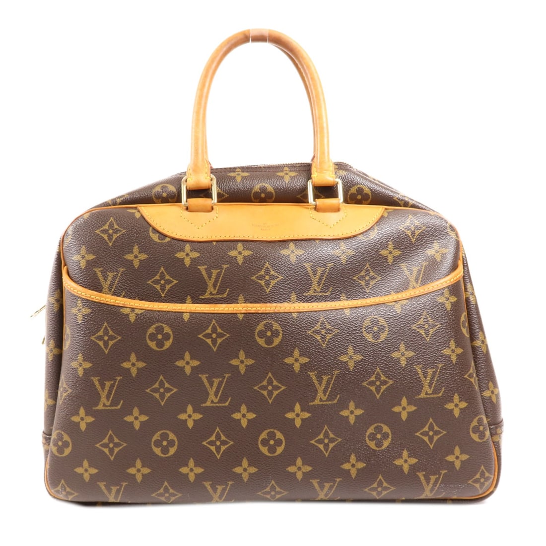 LOUIS VUITTON Deauville Handbag M47270 Monogram Brown GHW (1 of 18)