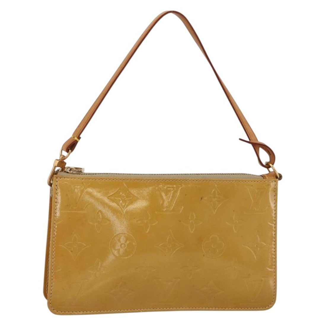 Beige Monogram Vernis Lexington Patent Leather Accessory Pouch by Louis Vuitton (1 of 18)
