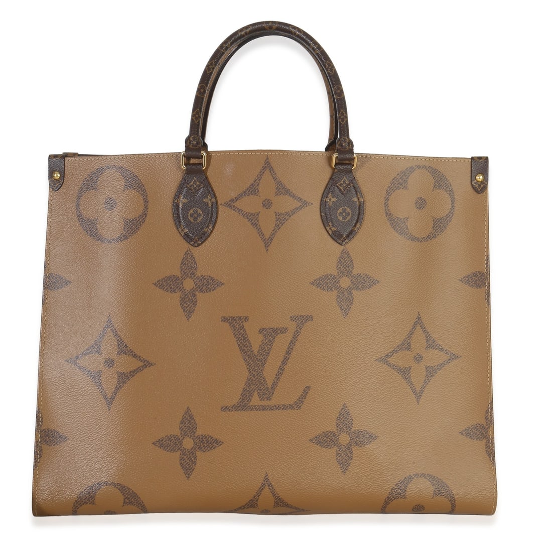 Onthego GM Tote in Brown Reverse Monogram Canvas by Louis Vuitton (1 of 9)