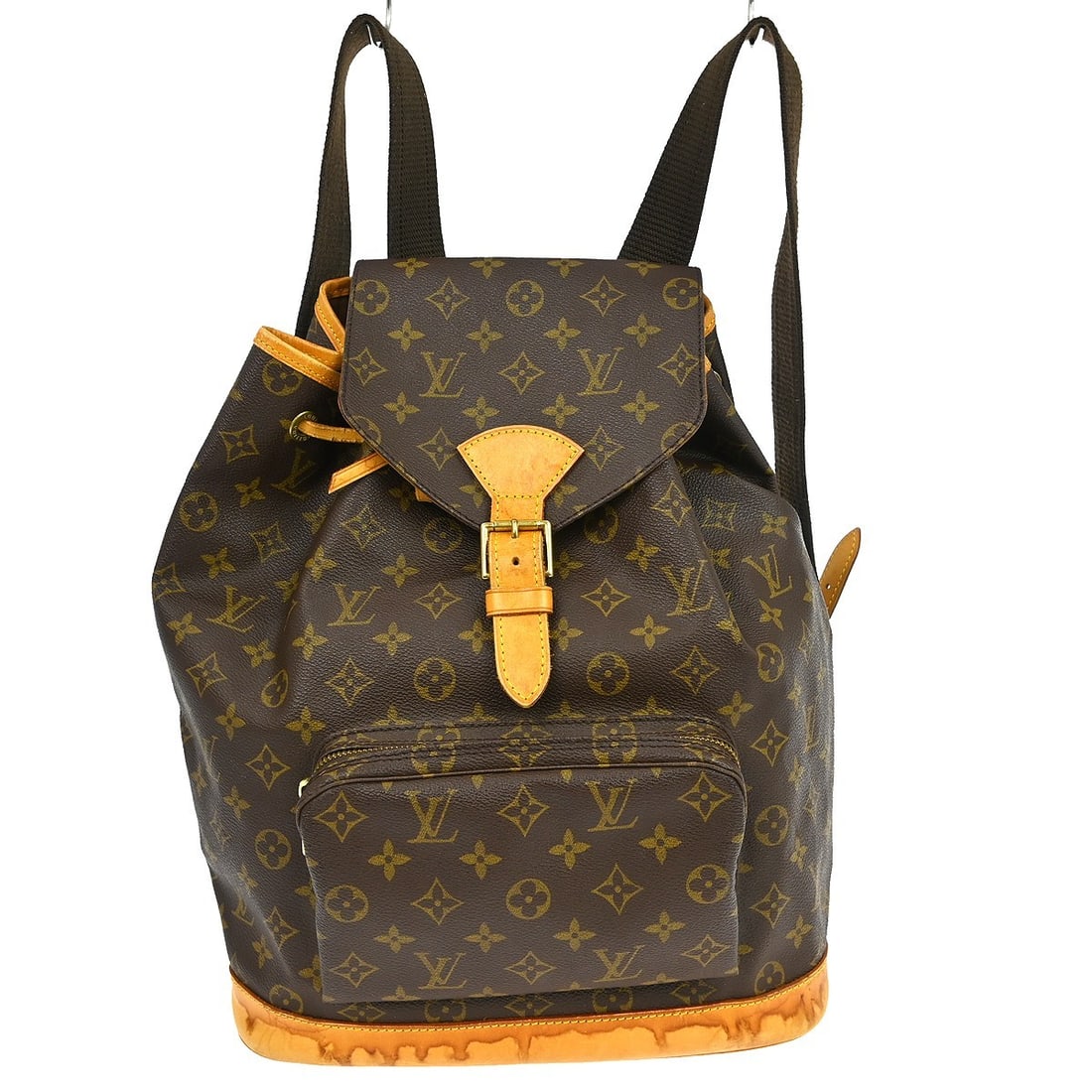 Louis Vuitton Montsouris GM Monogram Canvas Leather Large Vintage Backpack: Louis Vuitton Montsouris GM Monogram Canvas Leather Large Vintage Backpack This Louis Vuitton Montsouris GM backpack features the iconic monogram canvas with leather trim. Designed in a large size, it