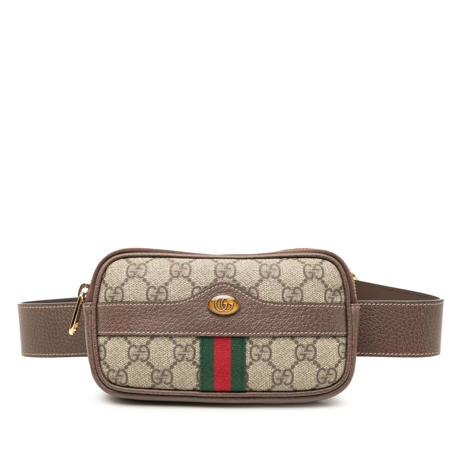 Gucci Ophidia Small GG Supreme Web Coated Canvas Belt Bag: Gucci Ophidia Small GG Supreme Web Coated Canvas Belt Bag This Gucci Small GG Supreme Web Ophidia belt bag is crafted from coated canvas with leather trim and features signature web details. It has an
