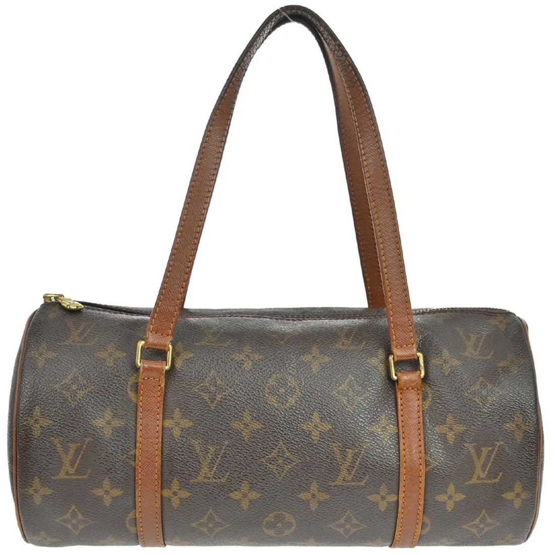 Louis Vuitton Papillon 30 Monogram Canvas Brown Medium Vintage Handbag: Louis Vuitton Papillon 30 Monogram Canvas Brown Medium Vintage Handbag This is a vintage Louis Vuitton Papillon 30 handbag featuring the iconic monogram canvas. The bag is medium-sized with a double h