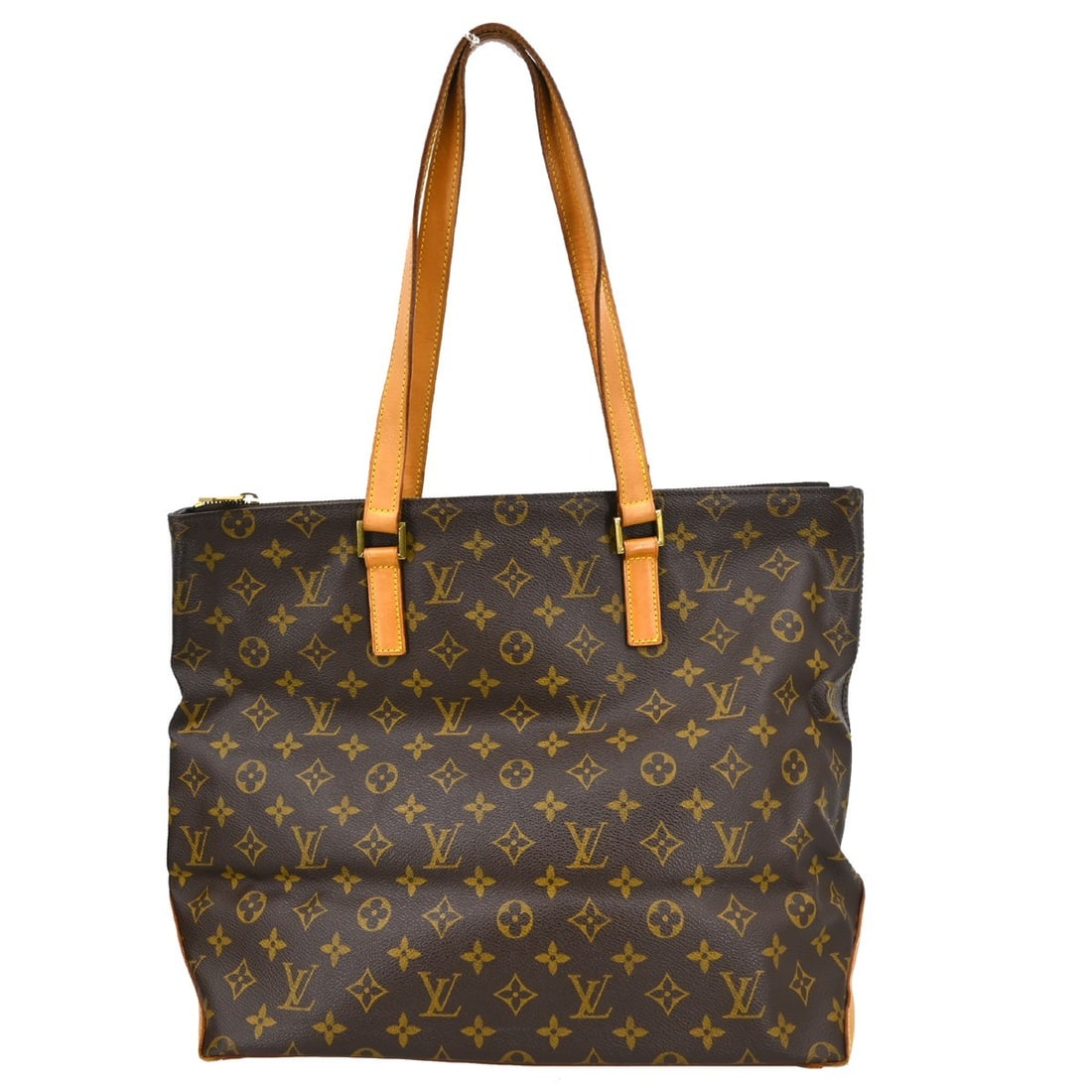 Louis Vuitton Cabas Mezzo Monogram Canvas Large Tote Bag M51151: Louis Vuitton Cabas Mezzo Monogram Canvas Large Tote Bag M51151 This Louis Vuitton Cabas Mezzo tote bag features the signature monogram canvas leather exterior with double leather handles and a zip