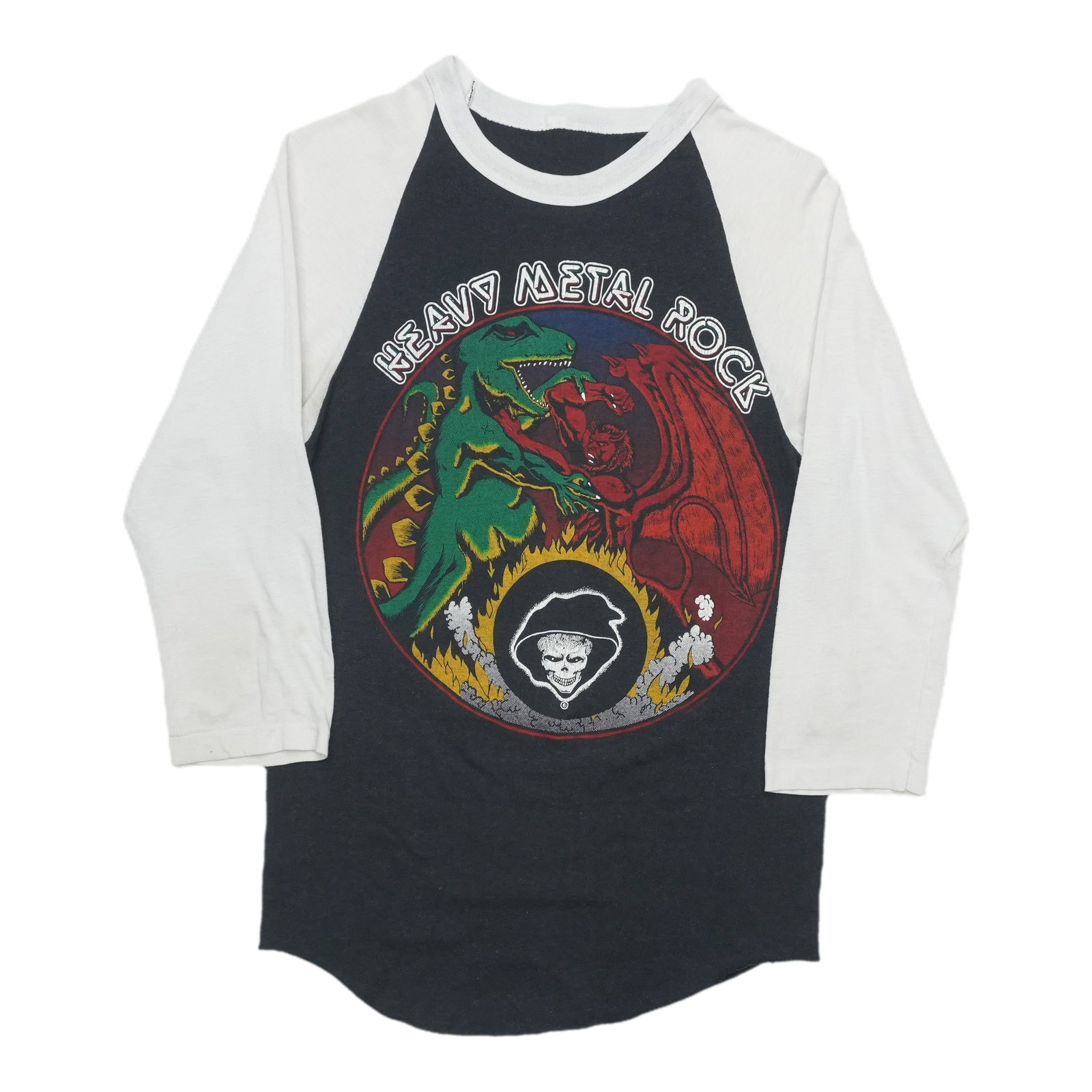 Vintage 1980 Black Sabbath Tour Poly Cotton Jersey Shirt with Front and Back Graphics (1 of 8)