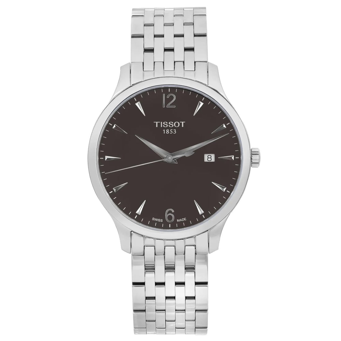 Tissot T-Classic 42mm Black Dial Quartz Watch T0636101106700: Tissot T-Classic 42mm Black Dial Quartz Watch T0636101106700 Introducing the Tissot Tradition Quartz Watch, a perfect blend of elegance and functionality. This sophisticated wristwatch features a slee