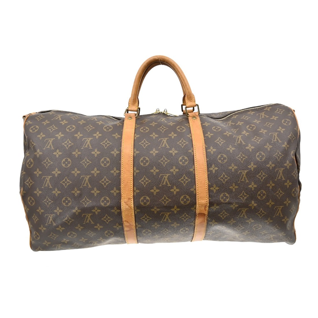 Louis Vuitton Monogram Canvas Keepall Bandouliere Travel Bag 60cm: Louis Vuitton Monogram Canvas Keepall Bandouliere Travel Bag 60cm This Louis Vuitton Keepall Bandouliere Bag features the classic Monogram Canvas design in brown and is suitable for unisex use. The ba