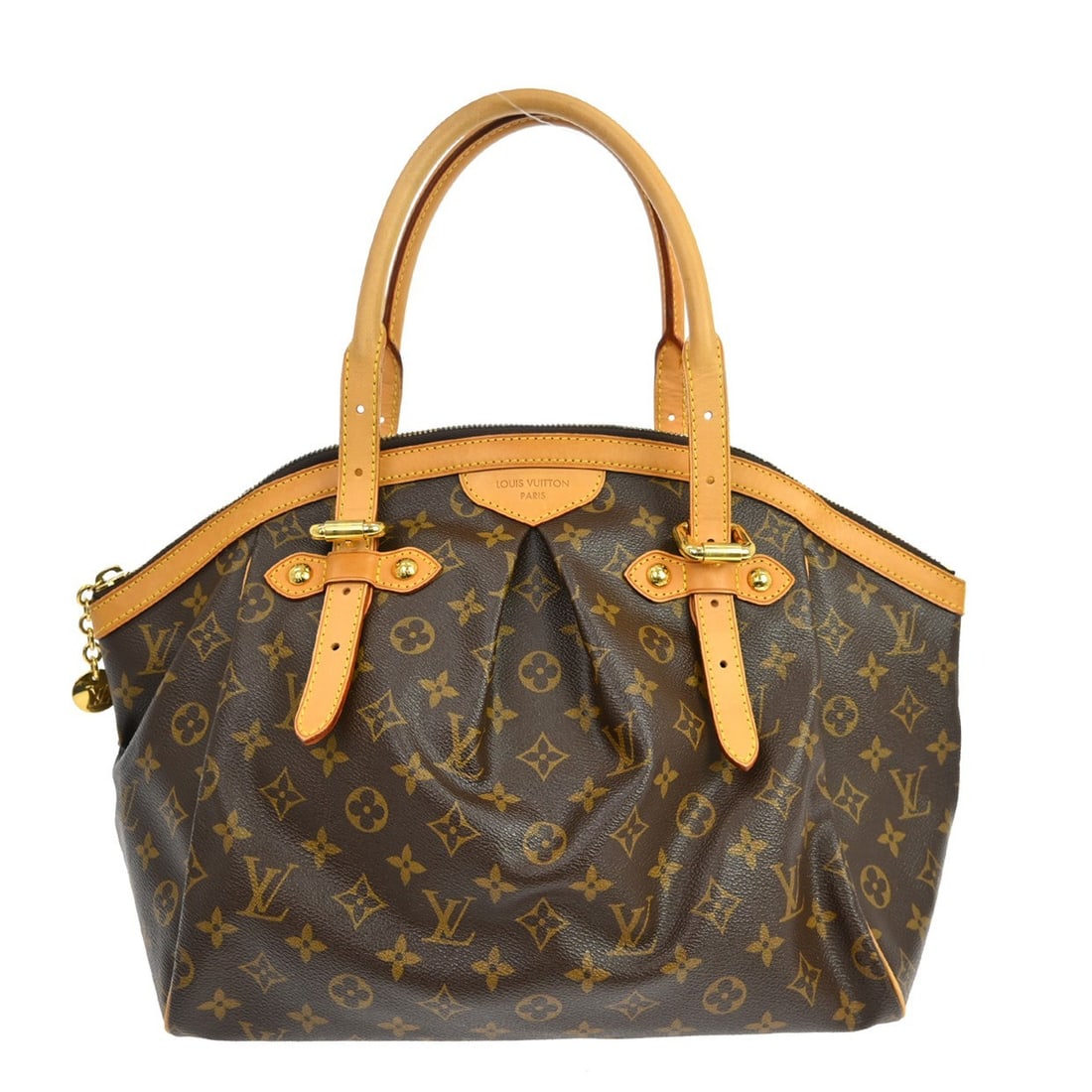 Louis Vuitton Tivoli GM Large Monogram Canvas Tote Bag M40144: Louis Vuitton Tivoli GM Large Monogram Canvas Tote Bag M40144 This Louis Vuitton Monogram Tivoli GM handbag features the classic monogram canvas leather exterior and a large size, making it both styli