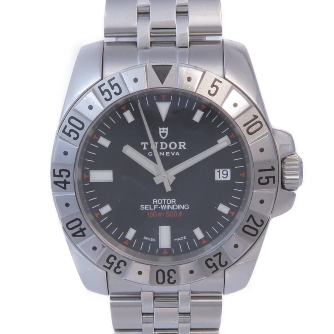 TUDOR Hydronaut 20020 Automatic Stainless Steel Black Wristwatch: TUDOR Hydronaut 20020 Automatic Stainless Steel Black Wristwatch Introducing the TUDOR Hydronaut 20020 Automatic Watch, a stunning wristwatch that combines functionality with elegance. Crafted from hi