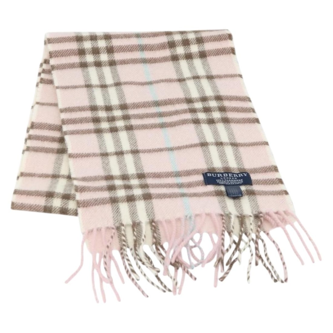 Burberry Pink Wool Scarf with Nova Check Pattern England: Burberry Pink Wool Scarf with Nova Check Pattern England This BURBERRY Nova Check scarf features a classic pink check pattern and is crafted from wool. Designed for women, the scarf is made in England