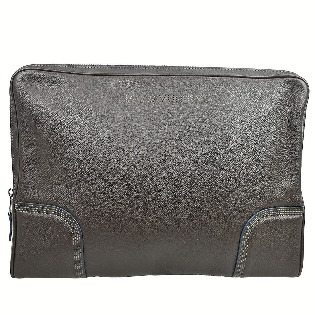 Louis Vuitton Porte Ordinateur Brown Leather Laptop Clutch Bag M95777: Louis Vuitton Porte Ordinateur Brown Leather Laptop Clutch Bag M95777 This Louis Vuitton Porte Ordinateur second bag is crafted from brown leather with a canvas lining and features the iconic LV logo 