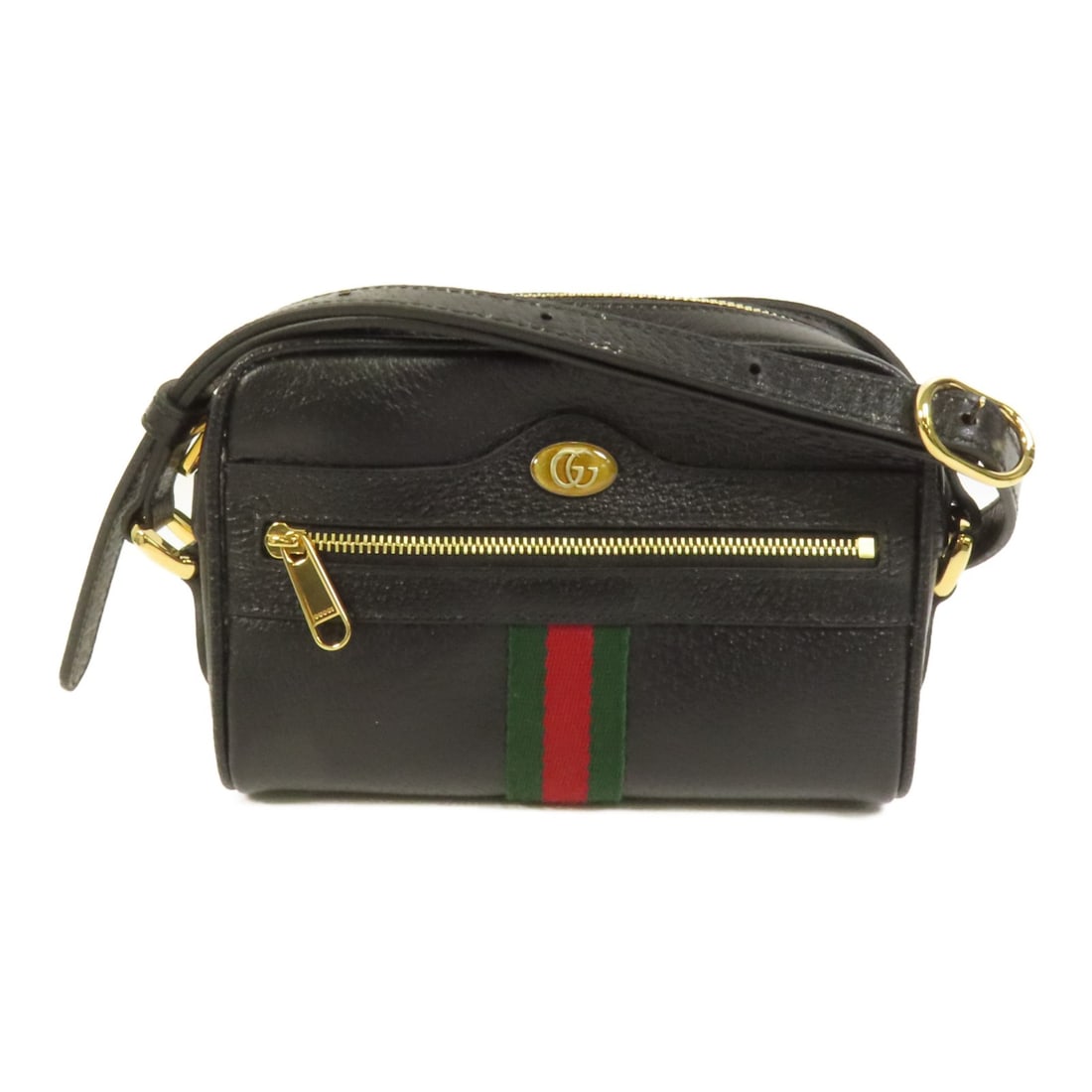 GUCCI GG Ophidia Black Calfskin Leather Shoulder Bag GHW: GUCCI GG Ophidia Black Calfskin Leather Shoulder Bag GHW The GUCCI GG Ophidia Shoulder Bag is a luxurious accessory crafted from high-quality calfskin leather in a sophisticated black hue. This stylis