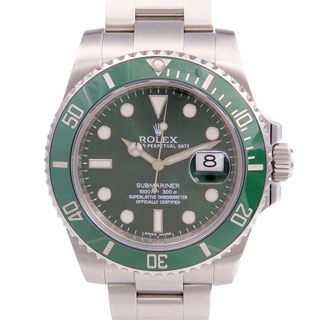 Rolex 116610LV Stainless Steel Green Dial Submariner Date Automatic Men's Watch: Rolex 116610LV Stainless Steel Green Dial Submariner Date Automatic Men's Watch This ROLEX Submariner Date Automatic Watch 116610LV features a stainless steel case and band with a striking green dial 