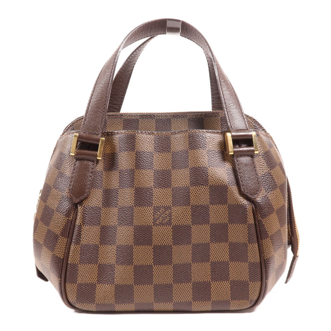 LOUIS VUITTON Belem PM Handbag N51173 Damier Brown PVC Canvas: LOUIS VUITTON Belem PM Handbag N51173 Damier Brown PVC Canvas Discover the elegance of the LOUIS VUITTON Belem PM Hand Bag, crafted from durable PVC coated canvas in a sophisticated brown hue. This st