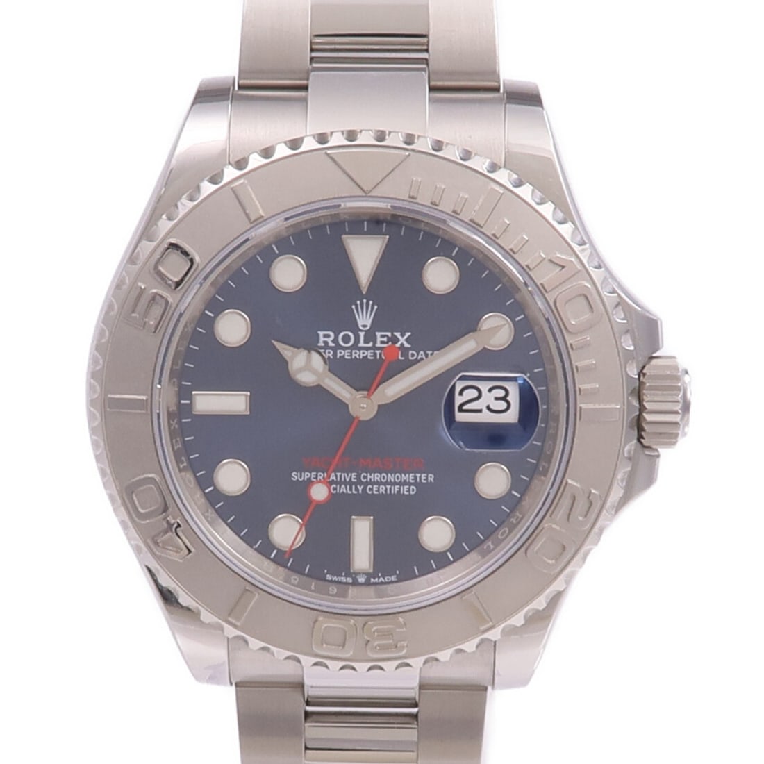 Yacht Master 126622 Blue Dial Stainless Steel Platinum Automatic Men's Watch: Yacht Master 126622 Blue Dial Stainless Steel Platinum Automatic Men's Watch This ROLEX Yacht Master Automatic Watch 126622 features a blue dial and a stainless steel case and band. Designed for men, 