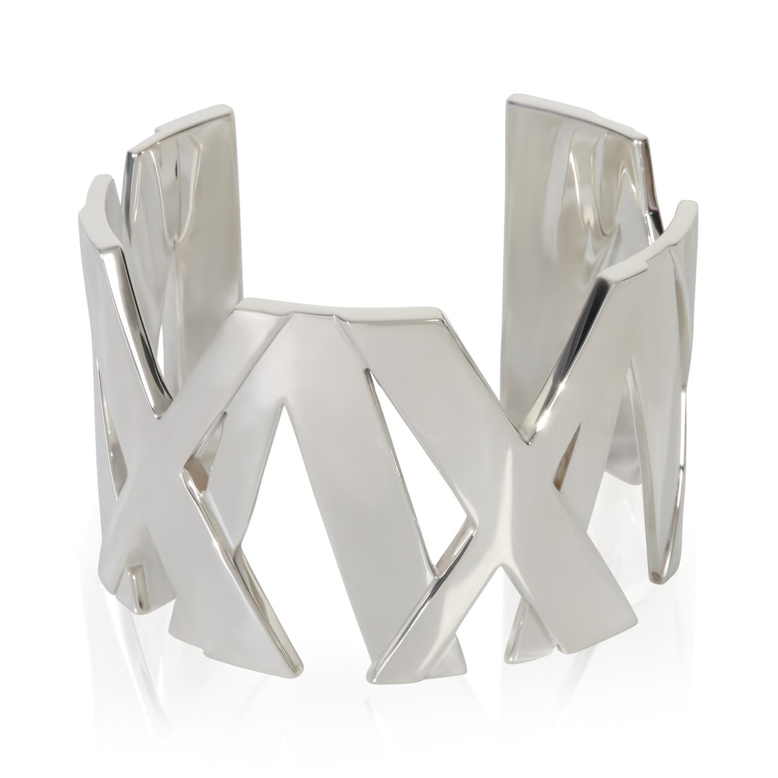 Atlas Wide Cuff Sterling Silver Bracelet with Box by Tiffany & Co.: Atlas Wide Cuff Sterling Silver Bracelet with Box by Tiffany & Co. This Tiffany & Co. Atlas Wide Cuff Bracelet is crafted from 925 sterling silver and features a sleek, wide design from the Atlas coll