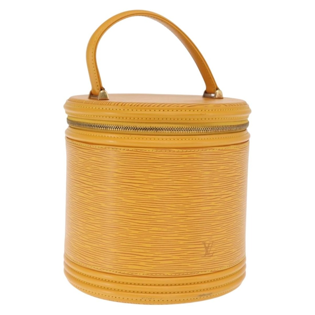 Louis Vuitton Epi Cannes Yellow Leather Handbag M48039 France: Louis Vuitton Epi Cannes Yellow Leather Handbag M48039 France This Louis Vuitton Cannes handbag features the brand's signature Epi leather in a vibrant yellow color. Designed for women, the bag offers