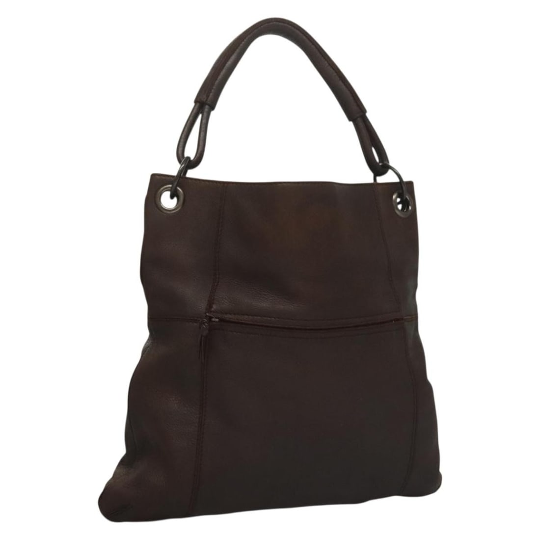 Bottega Veneta Brown Leather Shoulder Bag Made in Italy (1 of 18)