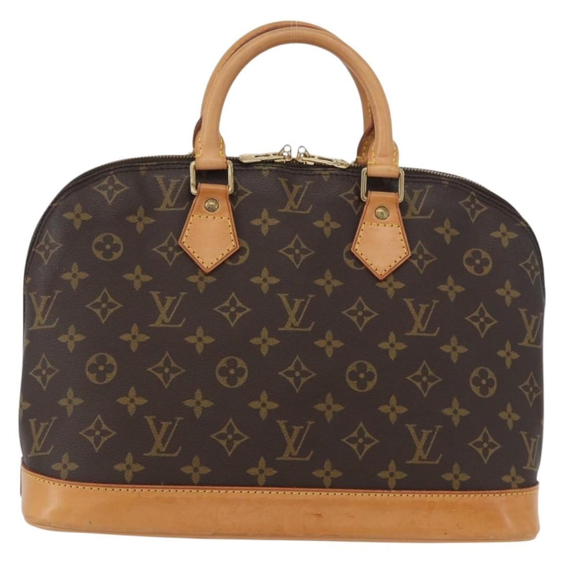 Alma Tote Bag in Monogram Canvas by Louis Vuitton: Alma Tote Bag in Monogram Canvas by Louis Vuitton This Louis Vuitton Alma handbag features the signature Monogram canvas in brown and is designed for women. Crafted in France, the bag displays a class