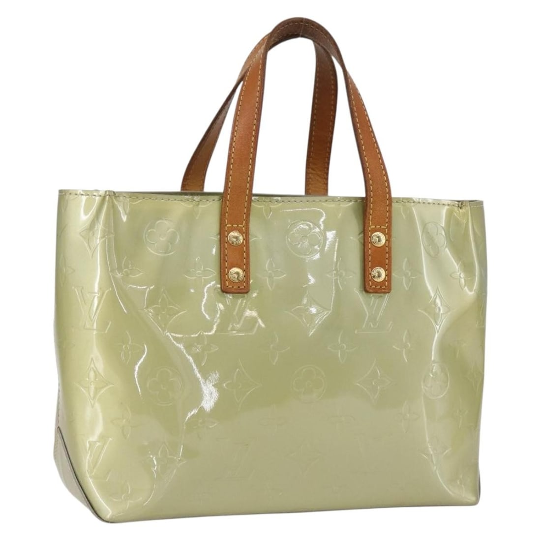 LOUIS VUITTON Monogram Vernis Reade PM Hand Bag Gris M91145 Auth: LOUIS VUITTON Monogram Vernis Reade PM Hand Bag Gris M91145 Auth This authentic LOUIS VUITTON Monogram Vernis Reade PM Hand Bag in a sophisticated Gris color is a stylish addition to any collection. C
