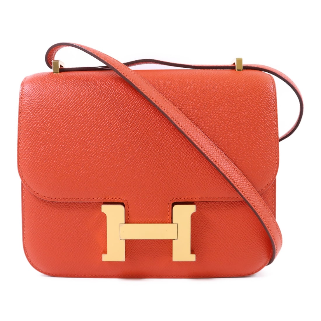 Hermes Constance Mini Epsom Leather Shoulder Bag Rose Jaipur Gold Hardware (1 of 16)