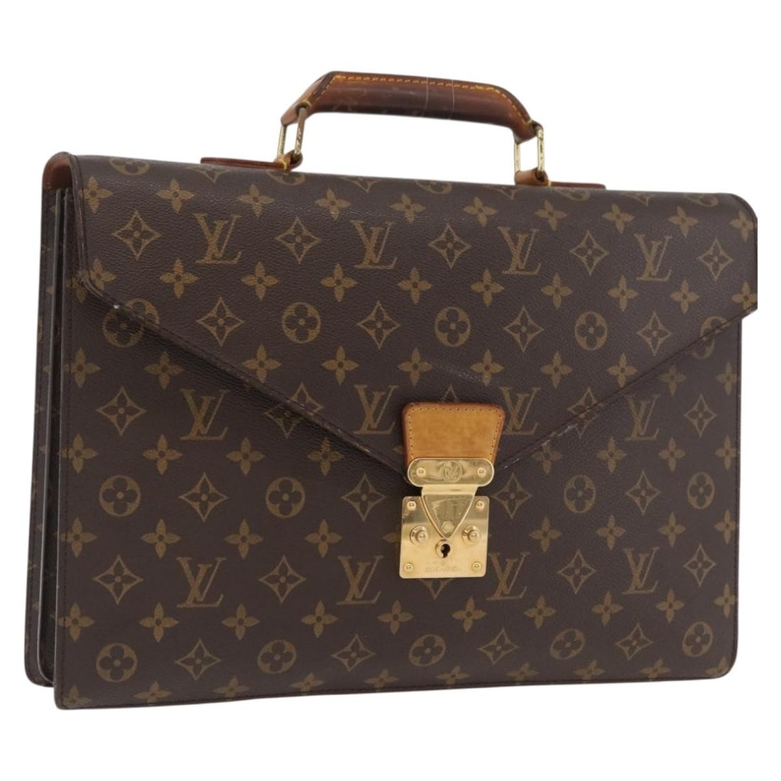 Louis Vuitton Monogram Canvas Serviette Conseiller M53331 Women's Briefcase France (1 of 18)