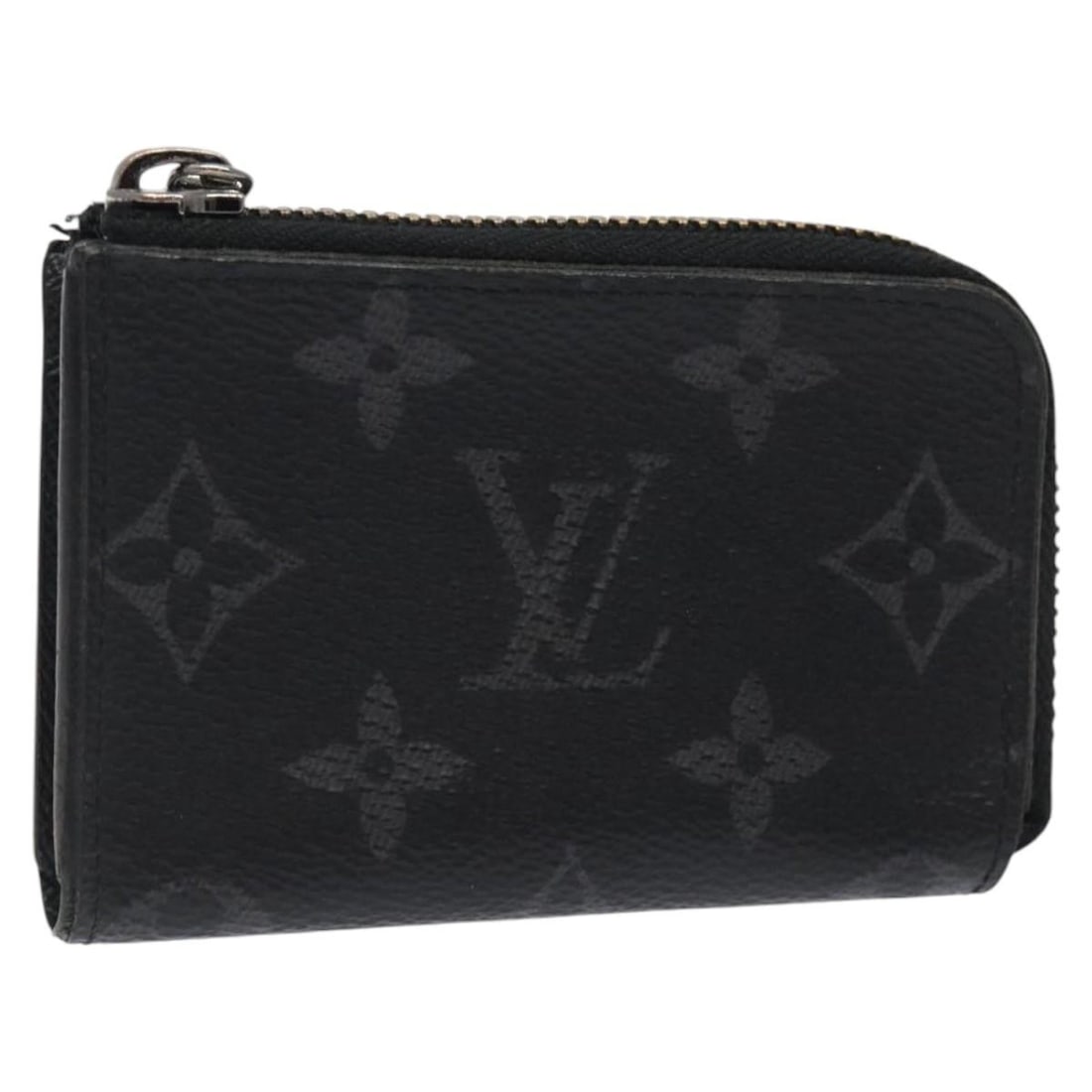 Monogram Eclipse Canvas Coin Purse by Louis Vuitton M63536: Monogram Eclipse Canvas Coin Purse by Louis Vuitton M63536 This Louis Vuitton Monogram Eclipse Porte Monnaie Jour coin purse is crafted from Monogram Eclipse canvas and features a compact design ideal