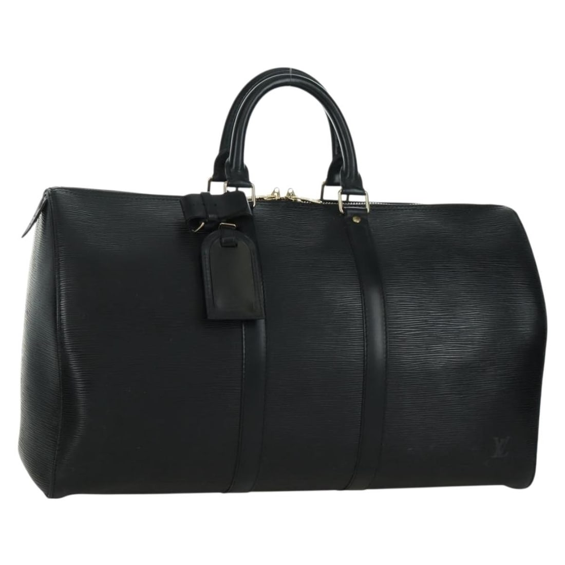 Louis Vuitton Epi Leather Keepall 45 Black Boston Travel Bag M42972 (1 of 18)