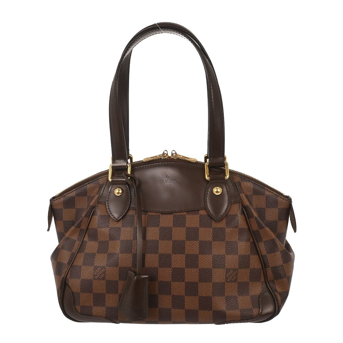 Louis Vuitton Damier Canvas Verona Brown Women's Tote Bag: Louis Vuitton Damier Canvas Verona Brown Women's Tote Bag The Louis Vuitton Verona Handbag features the iconic Damier canvas in brown, designed for women. This elegant bag is crafted in France and off