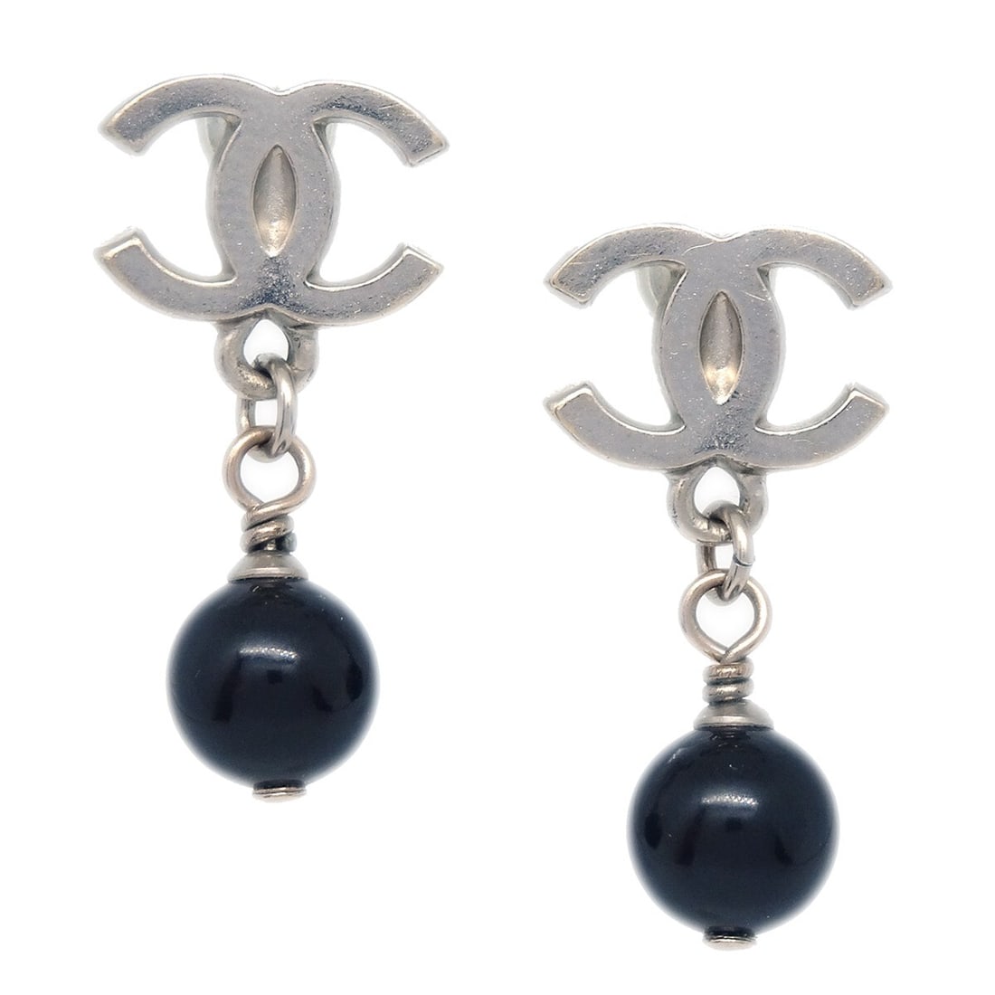 Chanel Gold Tone Screw Back Piercing Earrings for Pierced Ears (1 of 4)