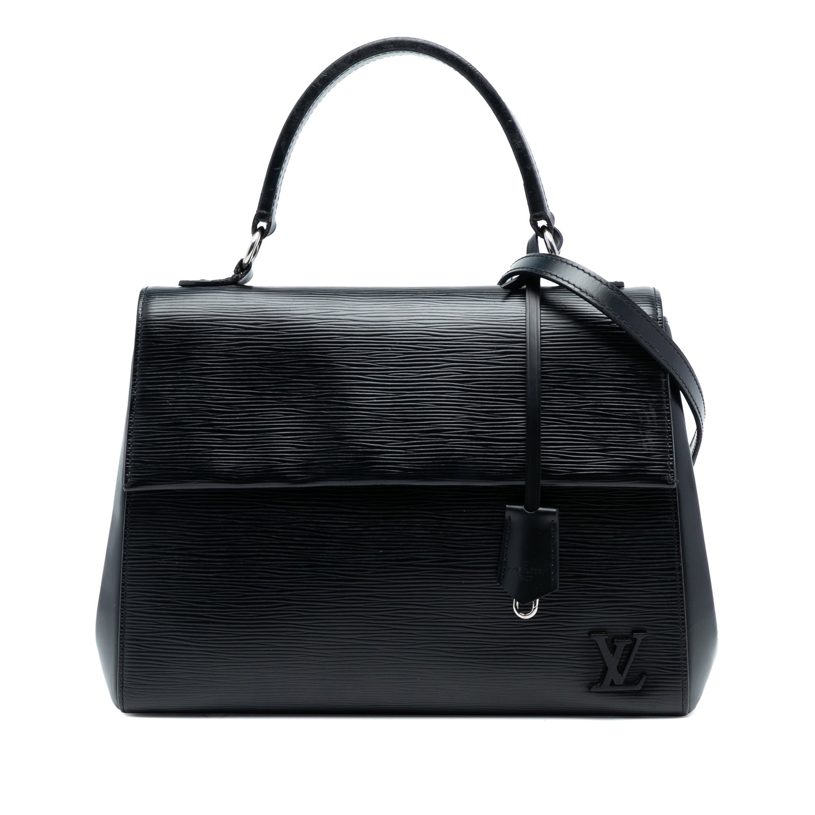 Louis Vuitton Cluny MM Epi Leather Black Shoulder Bag with Top Handle (1 of 7)