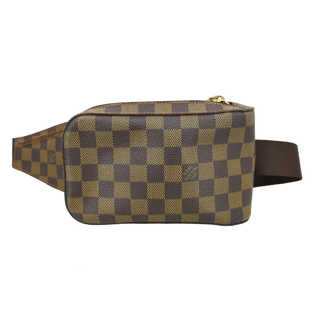 Louis Vuitton Geronimos Damier Canvas Brown Belt Bag N51994: Louis Vuitton Geronimos Damier Canvas Brown Belt Bag N51994 This Louis Vuitton Geronimos bum bag is crafted from Damier canvas leather in brown and features an adjustable strap for versatile wear. The