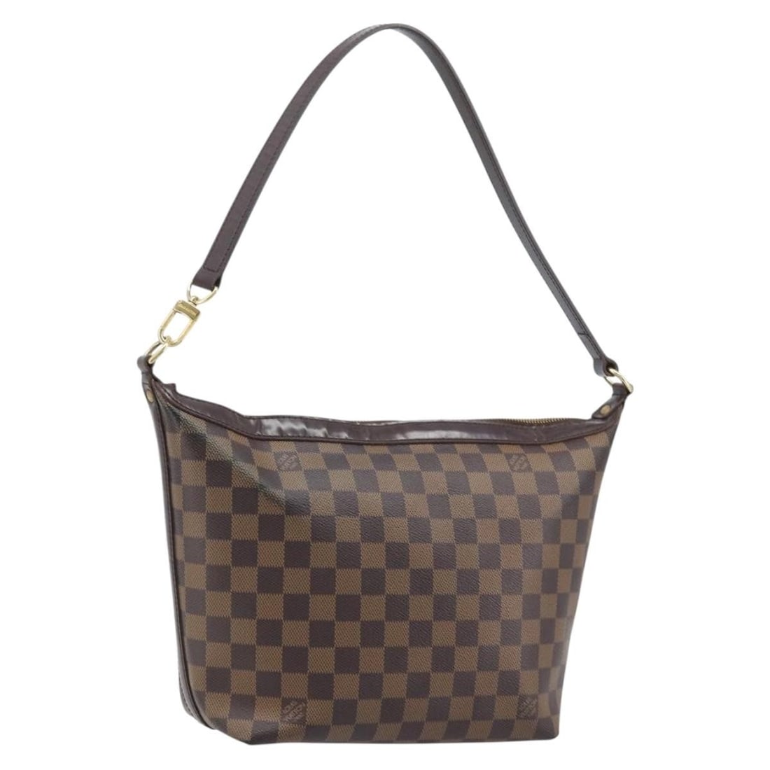 Damier Ebene Canvas Illovo MM Shoulder Bag by Louis Vuitton N51995: Damier Ebene Canvas Illovo MM Shoulder Bag by Louis Vuitton N51995 This Louis Vuitton Damier Ebene Illovo MM shoulder bag features the signature Damier Ebene canvas in a classic brown color. Designed 