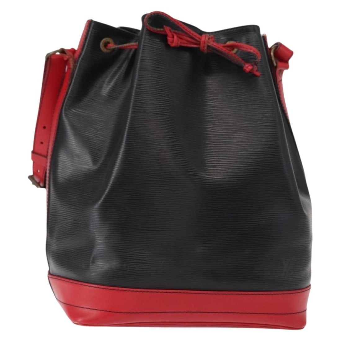 LOUIS VUITTON Epi Noe Shoulder Bag Black Red M44017 Authentic (1 of 18)