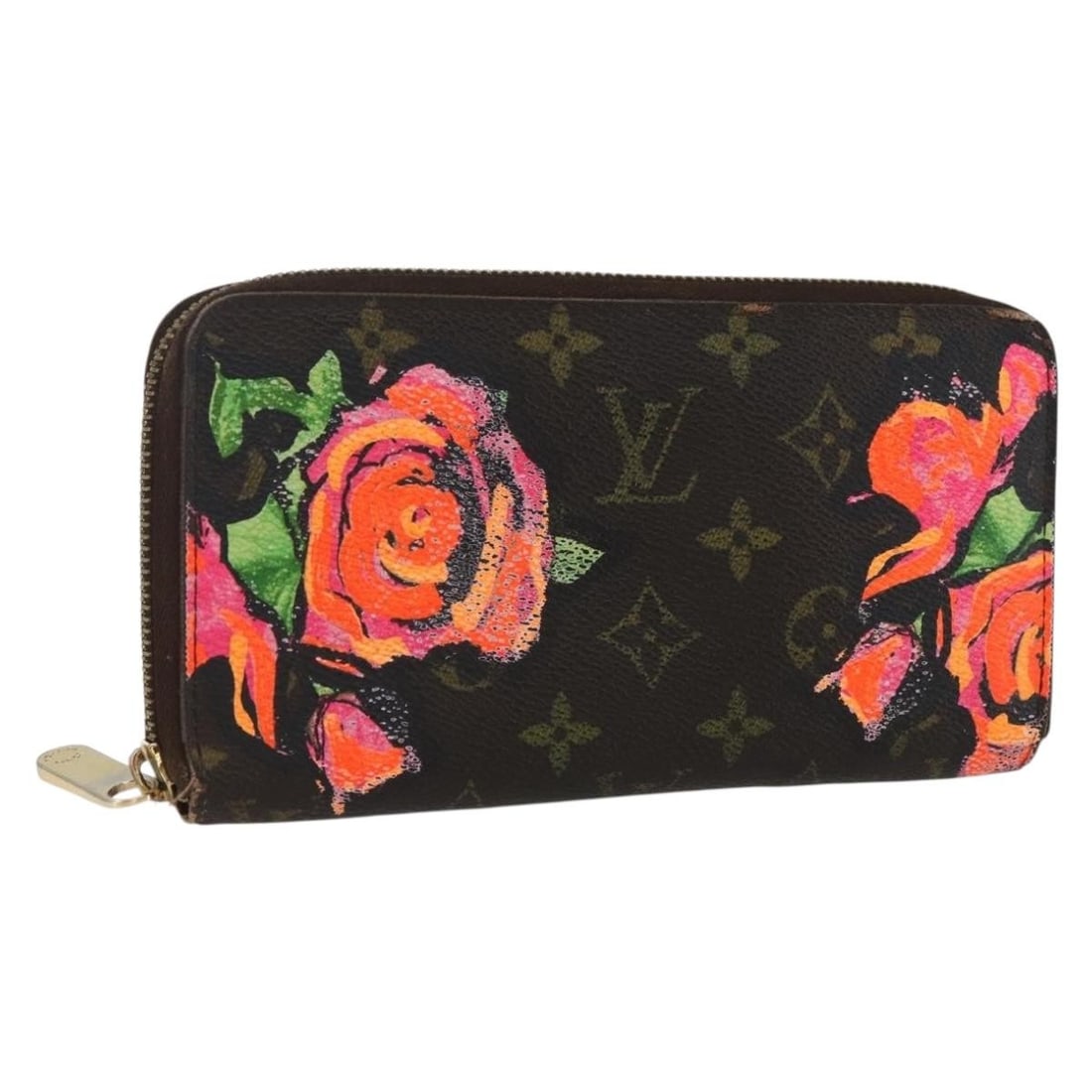 Monogram Canvas Long Zippy Wallet M93579 by Louis Vuitton Rose: Monogram Canvas Long Zippy Wallet M93579 by Louis Vuitton Rose This is a Louis Vuitton Monogram Rose Zippy Long Wallet, crafted from signature monogram canvas. The wallet features a zip-around closure