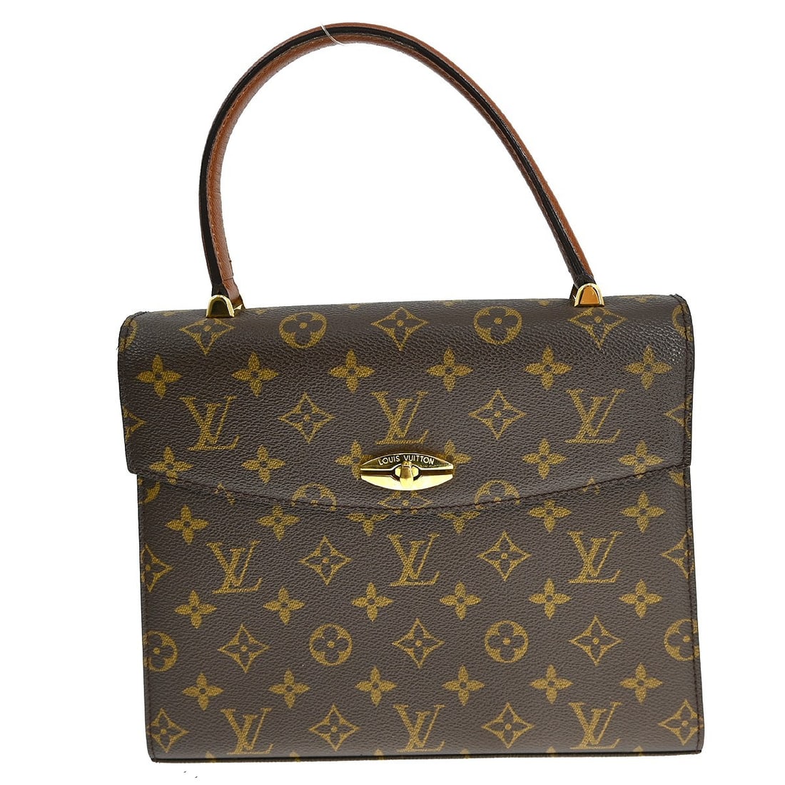 Louis Vuitton Malesherbes Monogram Canvas Top Handle Bag M51379: Louis Vuitton Malesherbes Monogram Canvas Top Handle Bag M51379 This Louis Vuitton Malesherbes handbag features the iconic monogram canvas exterior with a classic top handle design. The bag is styled 