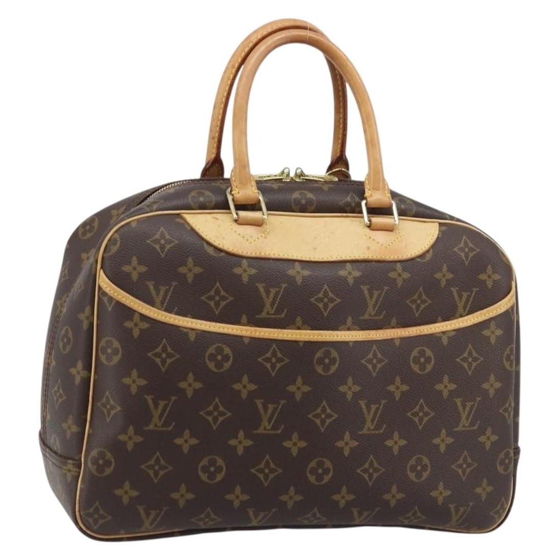 Monogram Canvas Deauville Handbag by Louis Vuitton M47270 France: Monogram Canvas Deauville Handbag by Louis Vuitton M47270 France This is a Louis Vuitton Monogram Deauville handbag crafted from signature monogram canvas. Made in France, this women's bag features a 