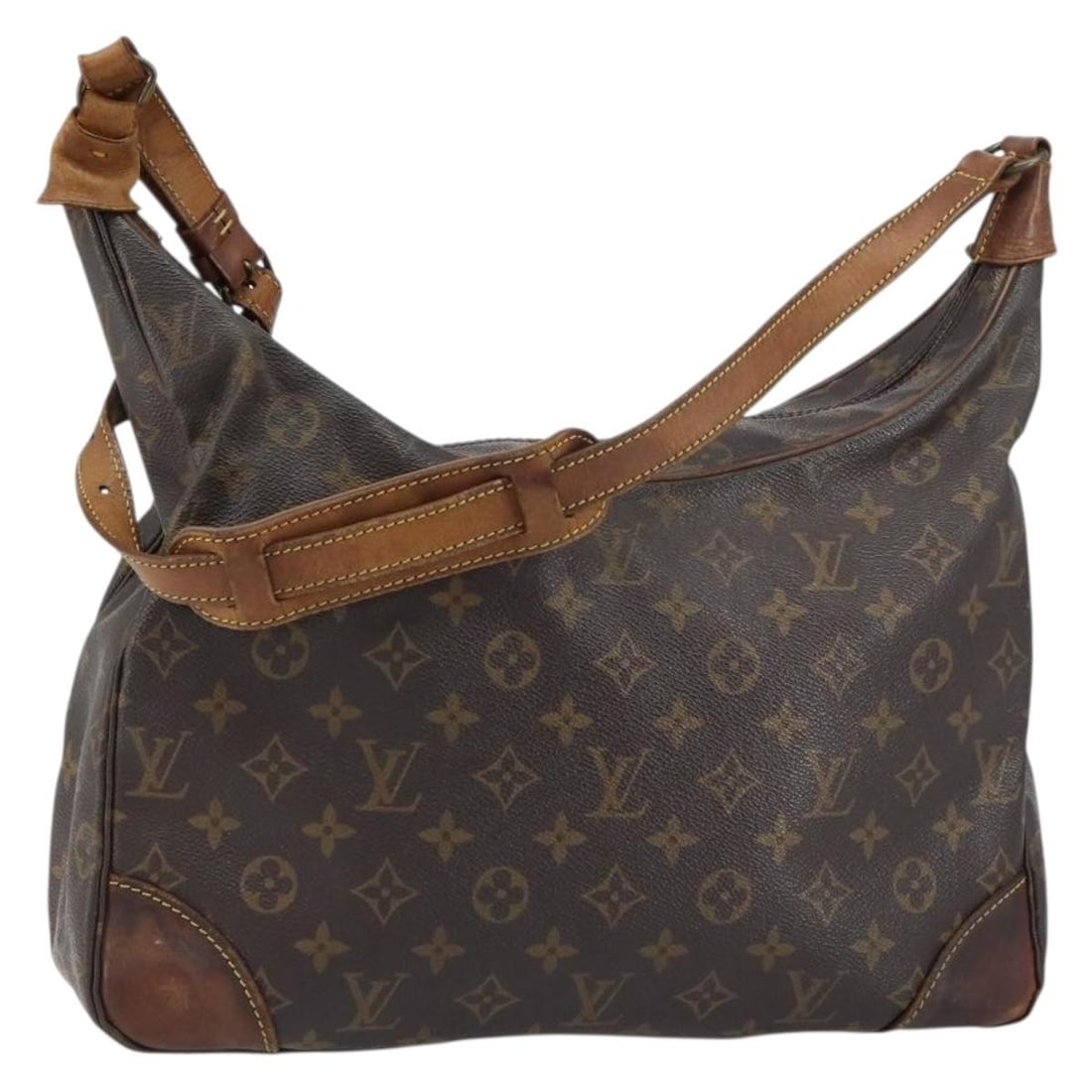 LOUIS VUITTON Monogram Boulogne 35 Shoulder Bag M51260 Auth (1 of 18)