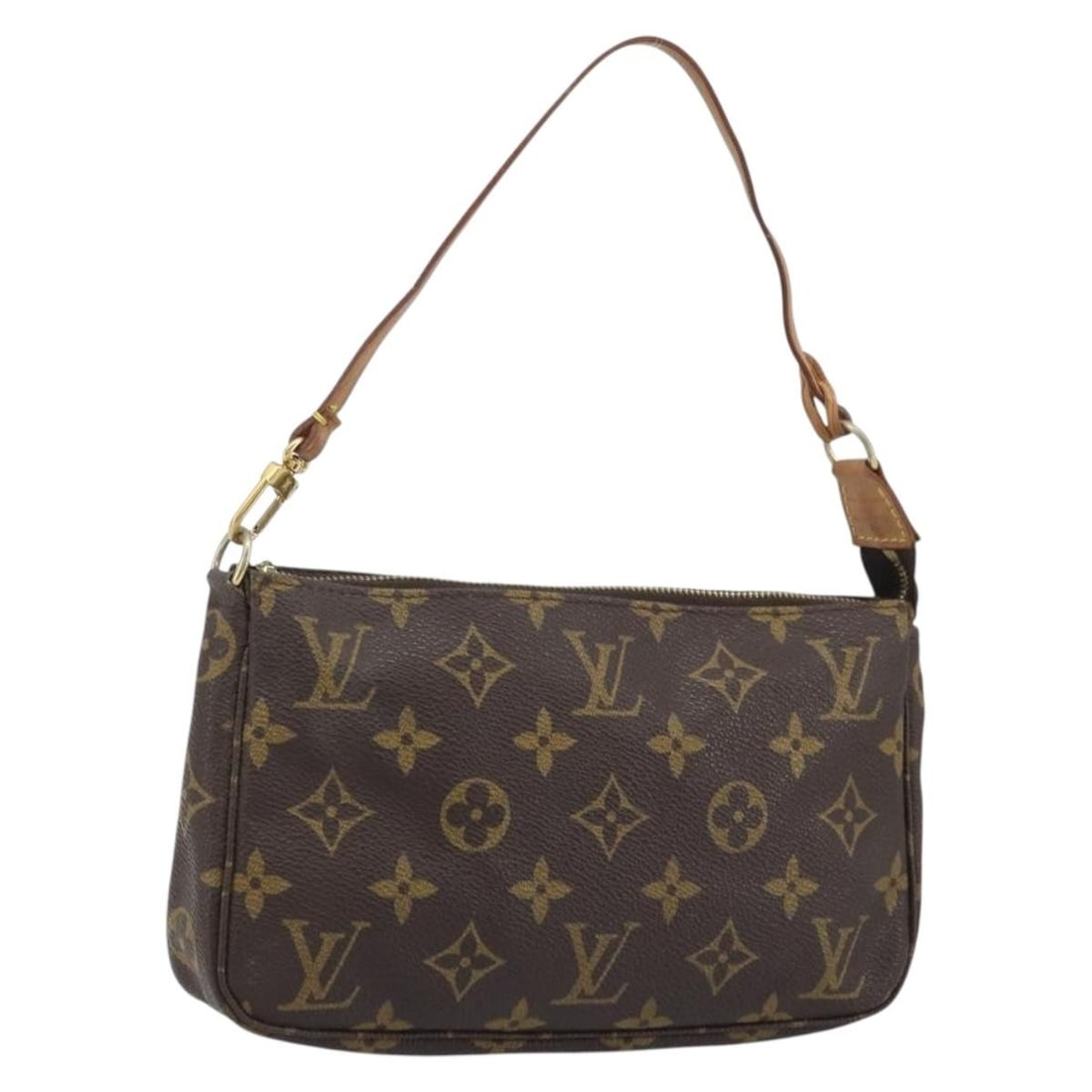 Louis Vuitton Monogram Canvas Pochette Accessoires M51980 Women's Pouch: Louis Vuitton Monogram Canvas Pochette Accessoires M51980 Women's Pouch This Louis Vuitton Monogram Pochette Accessoires pouch features the classic monogram canvas exterior, designed for women. The po