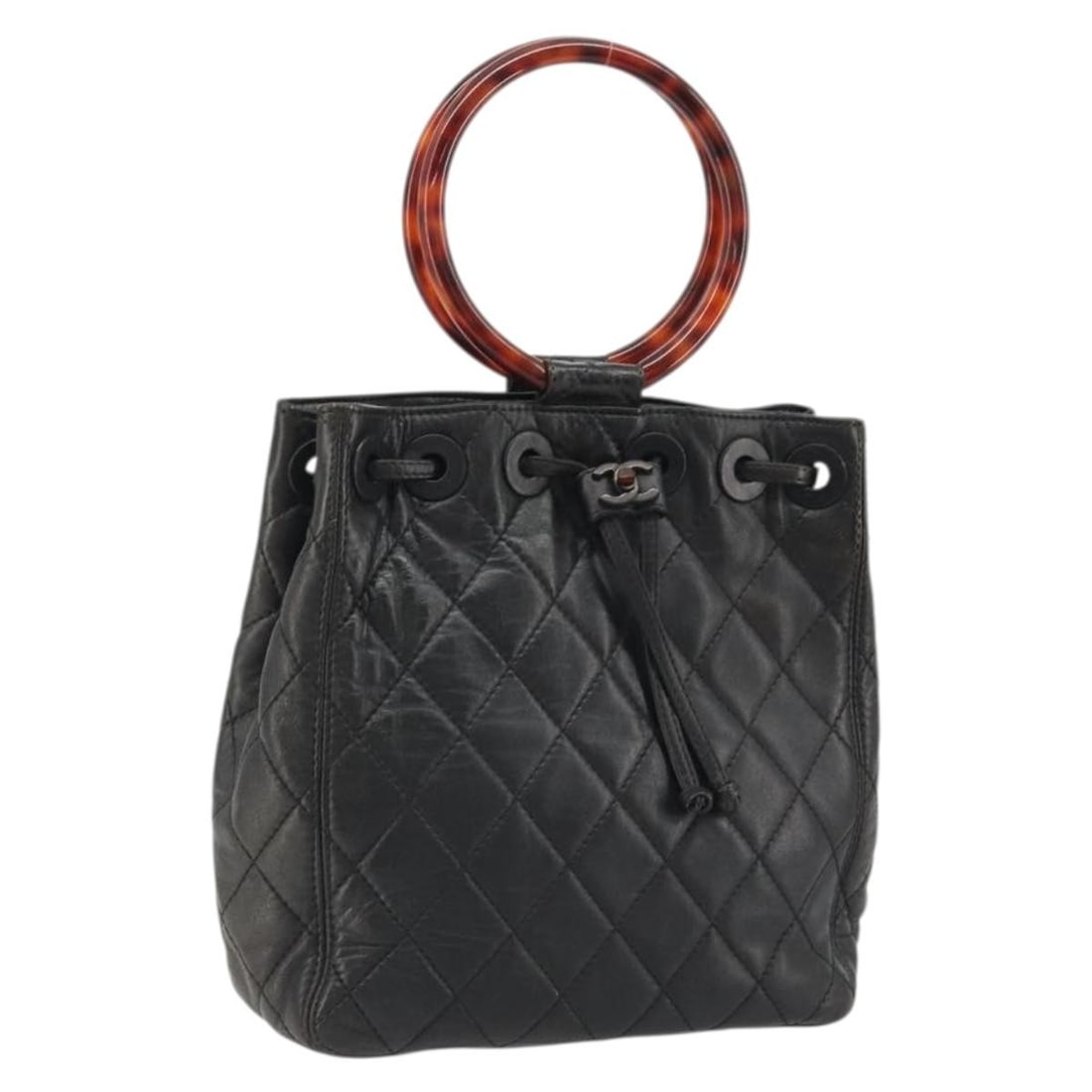 Chanel Matelasse Black Leather Handbag with Gold CC Hardware Repainted: Chanel Matelasse Black Leather Handbag with Gold CC Hardware Repainted This CHANEL Matelasse handbag is crafted from black leather and features gold-tone CC accents. The bag is designed for women and 