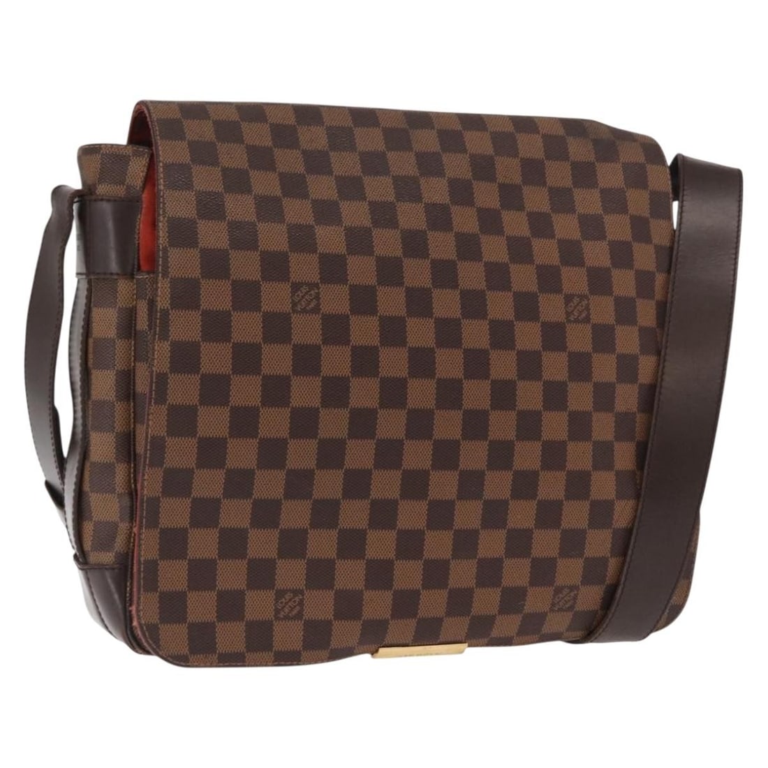 Damier Ebene Canvas Bastille Shoulder Bag by Louis Vuitton N45258: Damier Ebene Canvas Bastille Shoulder Bag by Louis Vuitton N45258 This is a Louis Vuitton Damier Ebene Bastille shoulder bag crafted from Damier Ebene canvas. The bag features a structured silhouette 
