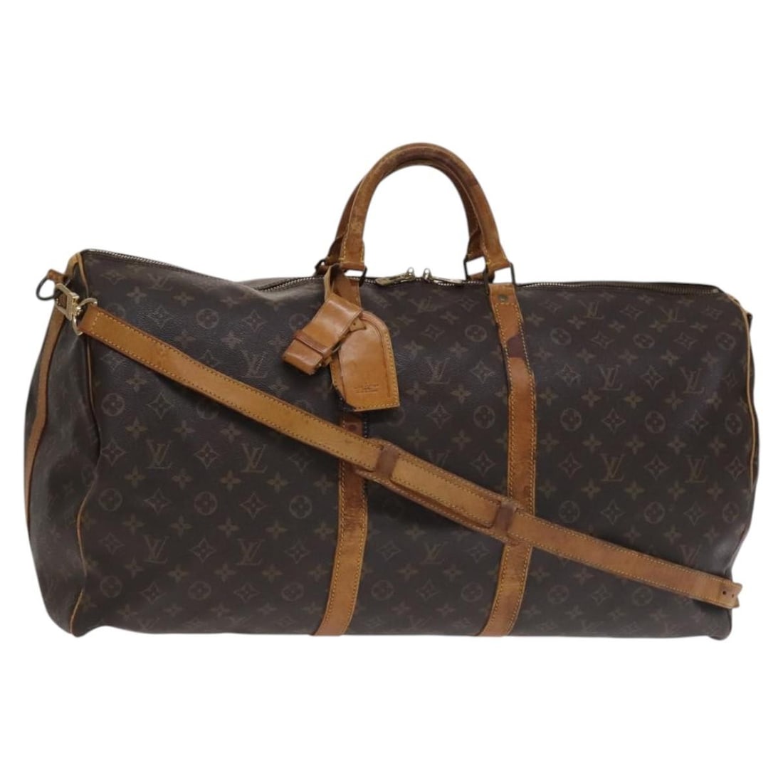 Louis Vuitton Monogram Keepall Bandouliere 60 Canvas Boston Travel Bag M41412 (1 of 18)