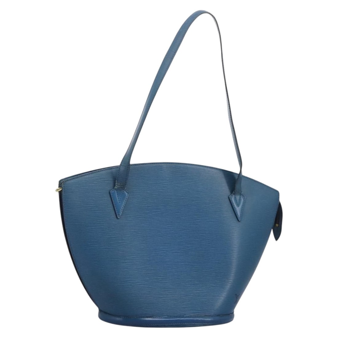 Blue Epi Leather Saint Jacques Shopping Shoulder Bag by Louis Vuitton M52275: Blue Epi Leather Saint Jacques Shopping Shoulder Bag by Louis Vuitton M52275 This Louis Vuitton Epi Saint Jacques Shopping Shoulder Bag in blue features durable Epi leather and a spacious design, idea