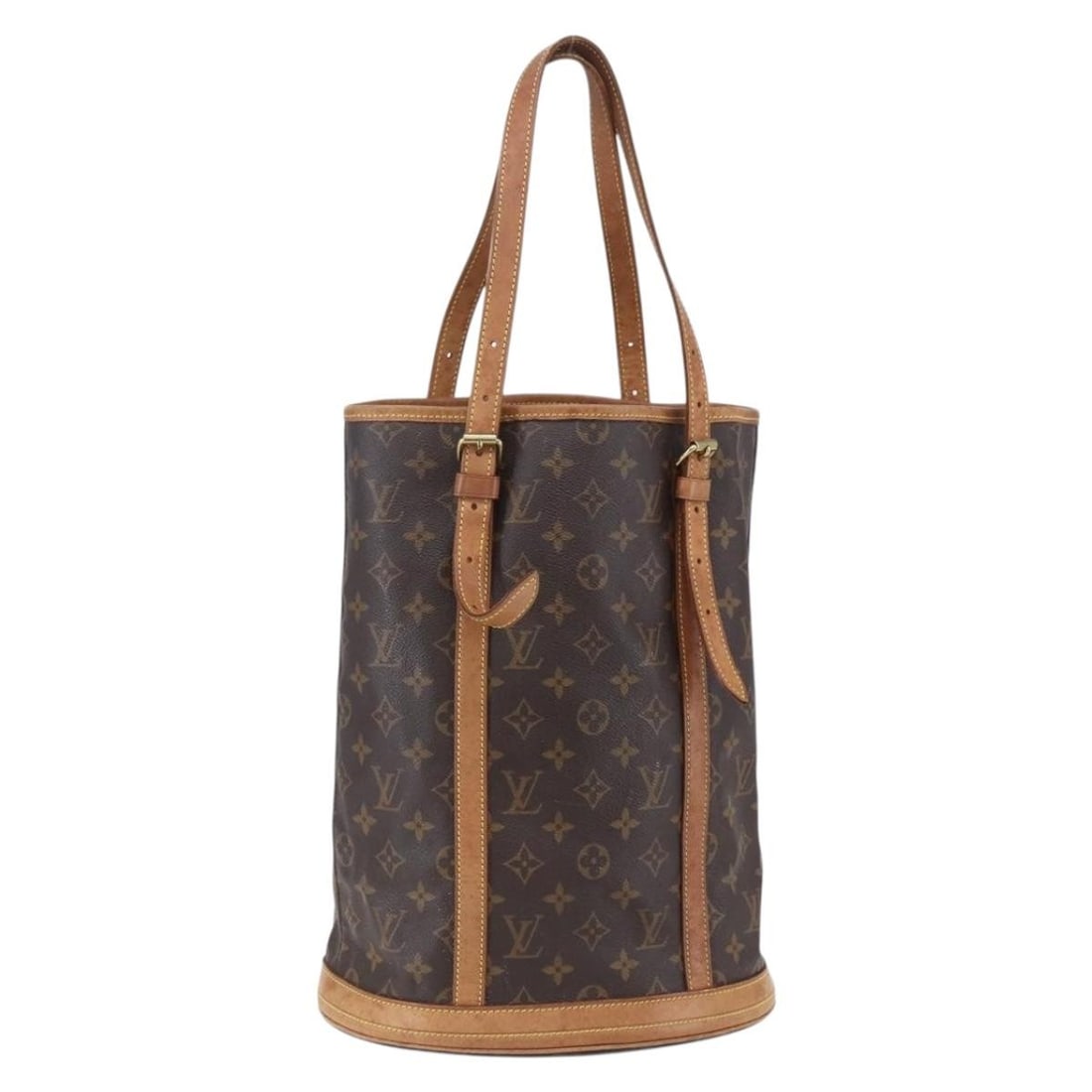LOUIS VUITTON Monogram Bucket GM Shoulder Bag M42236 Authentic France (1 of 18)
