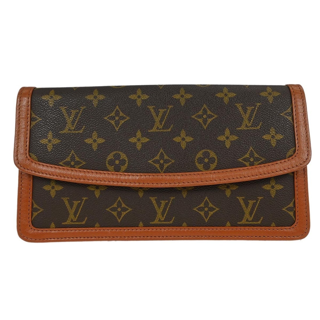 Louis Vuitton Monogram Pochette Dame PM Clutch Bag M51812 Vintage: Louis Vuitton Monogram Pochette Dame PM Clutch Bag M51812 Vintage This Louis Vuitton Monogram Pochette Dame PM Clutch Bag is a stylish and elegant accessory, perfect for various occasions. The bag fea