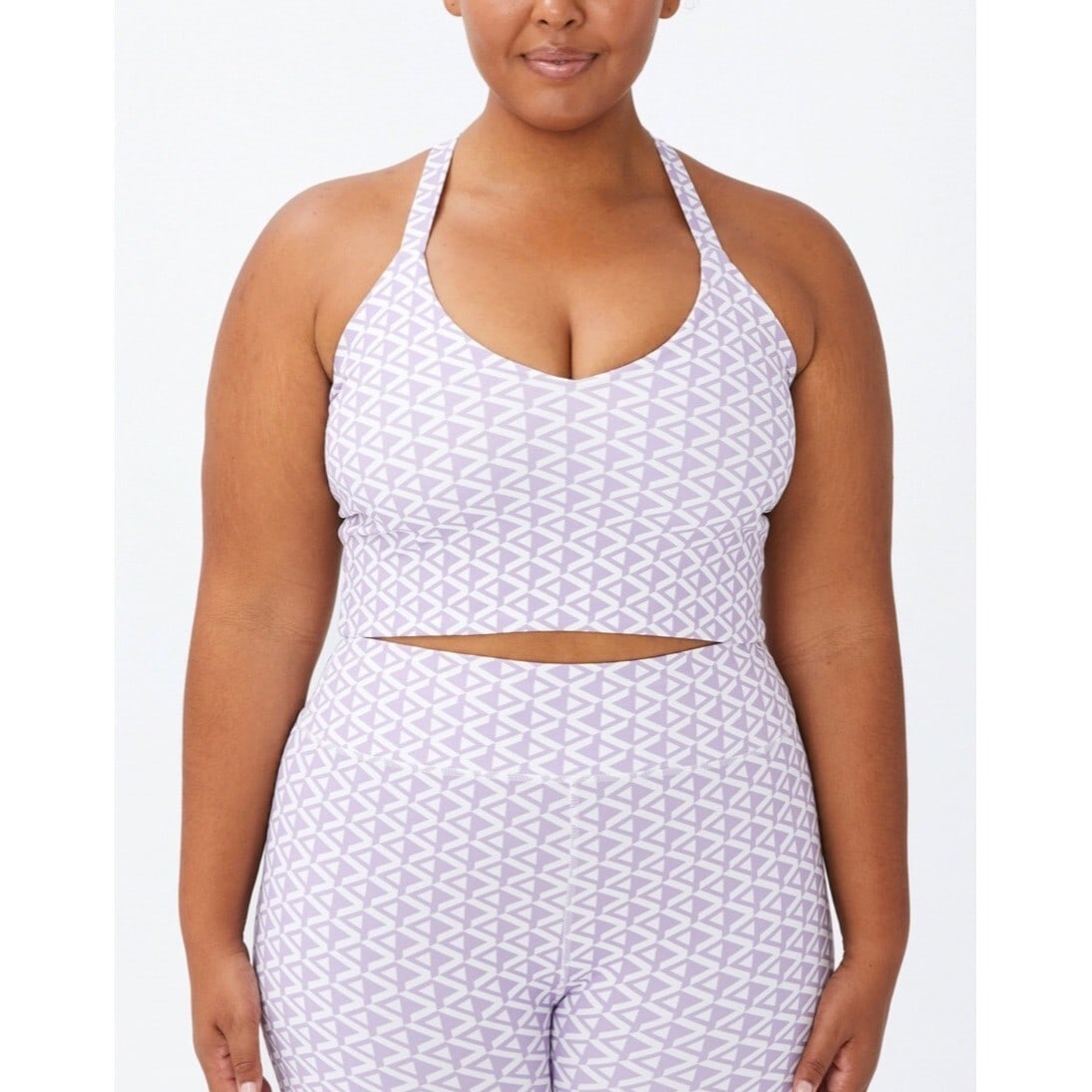 Cotton On Body Plus Size Lavender Active Vestlette Top Size 14 (1 of 1)