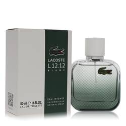 Lacoste Eau De Lacoste L.12.12 Blanc Eau Intense Eau De Toilette Spray By Lacoste: Lacoste Eau De Lacoste L.12.12 Blanc Eau Intense Eau De Toilette Spray By Lacoste Lacoste Eau De Lacoste L.12.12 Blanc Eau Intense Cologne by Lacoste Size: 1.7 oz Eau De Toilette Spray PLEASE NOTE: Fr