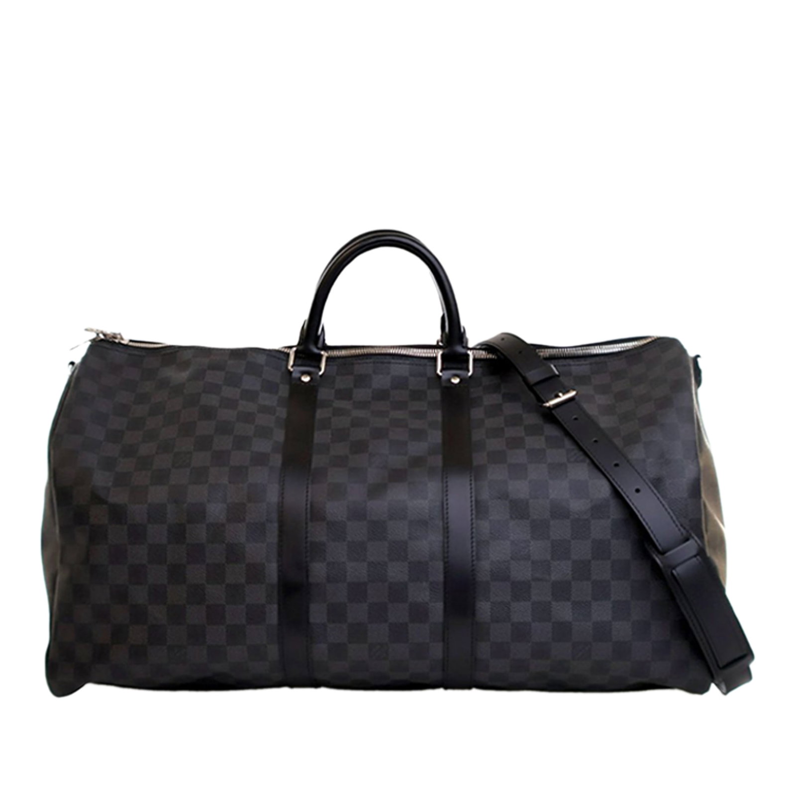 Keepall Bandouliere 55 Travel Bag in Damier Graphite Canvas by Louis Vuitton (1 of 14)