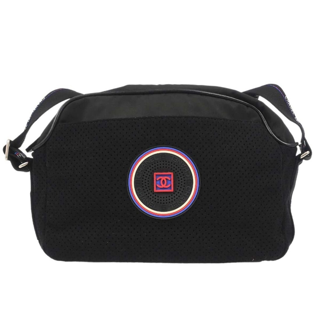 Black Suede Medium Shoulder Bag from Chanel Sport Line (1 of 18)