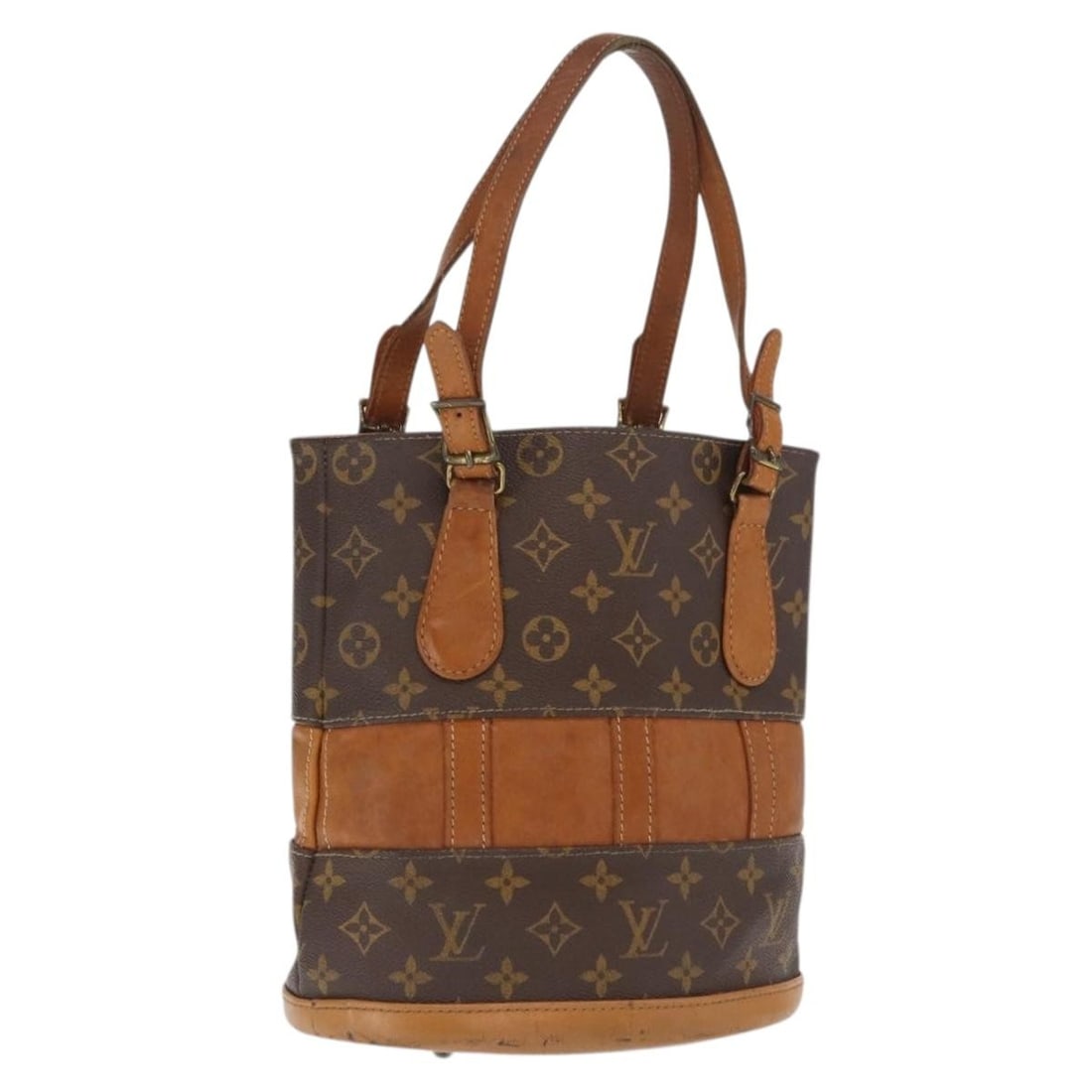 Monogram Canvas Bucket PM Shoulder Bag by Louis Vuitton USA M42238: Monogram Canvas Bucket PM Shoulder Bag by Louis Vuitton USA M42238 This Louis Vuitton Monogram Bucket PM Shoulder Bag is a USA limited edition crafted from monogram canvas with a classic monogram colo
